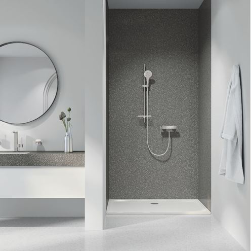 GROHE RAINSHOWER SMARTACTIVE 130 ručná sprcha pr. 130 mm, 3 prúdy, Water Saving, supersteel 26574DC0 Obrázek - fotka