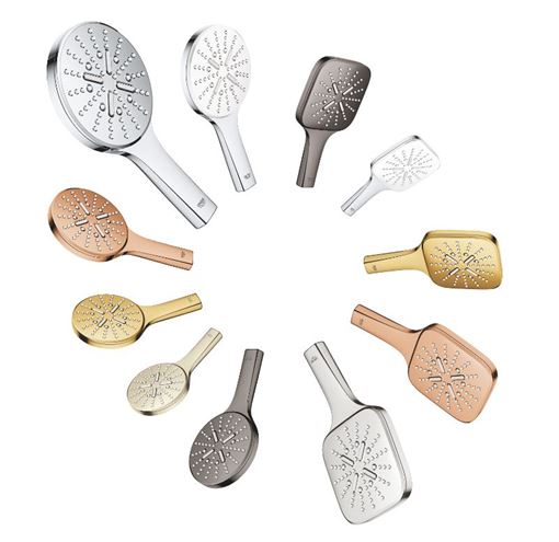 GROHE RAINSHOWER SMARTACTIVE 130 ručná sprcha pr. 130 mm, 3 prúdy, Water Saving, brúsený cool sunrise 26574GN0 Obrázek - fotka