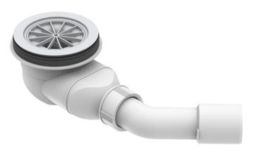 LAUFEN SOLUTIONS vaničkový sifón pr. 90 mm, biela