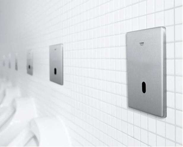 GROHE TECTRON SKATE senzorový splachovač pisoárov, napájanie zo siete, kartáčovaný nerez 37321SD1 Obrázek - fotka