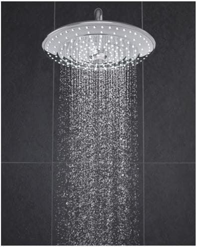 GROHE EUPHORIA SYSTEM 310 sprchový set s termostatickou batériou, horná sprcha, ručná sprcha s 3 prúdmi, tyč, hadica, chróm 26849000 Obrázek - fotka