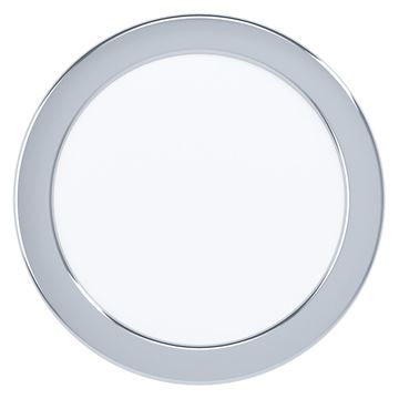 EGLO FÚEVA 5 stropné LED svietidlo, 4000 K, 1350 lm, 166 mm, chróm