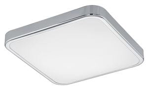 EGLO MANILVA 1 stropné LED svietidlo, 3000 K, 1100 lm, 290x290 mm, chróm