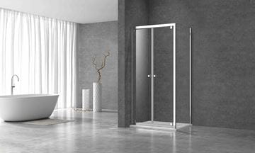 EASY NEO TSP bočná stena 80x190 cm, chróm/číre sklo TSP800 Obrázek - fotka