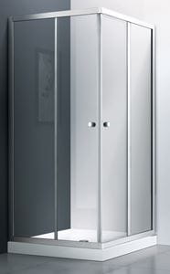 EASY NEO T54280 sprchový kút 80x80 cm, rohový vstup, posuvné dvere, chróm/sklo transparent