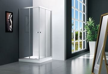 EASY NEO T54280 sprchový kút 80x80 cm, rohový vstup, posuvné dvere, chróm/sklo transparent T54280 Obrázek - fotka
