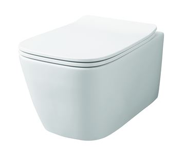 ARTCERAM A16 závesné WC, Rimless splachovanie, lesklá biela 