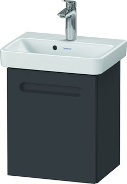 DURAVIT NO.1 skrinka pod umývadielko 39x31,6x47,8 cm, 1 dvierka, pánty vpravo, Graphit matt