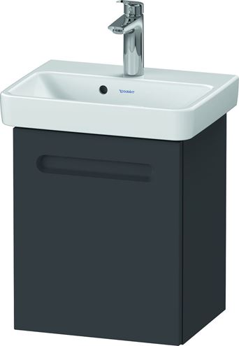 DURAVIT NO.1 skrinka pod umývadielko 39x31,6x47,8 cm, 1 dvierka, pánty vpravo, Graphit matt N14266R49490000 Obrázek - Hlavní obrázek
