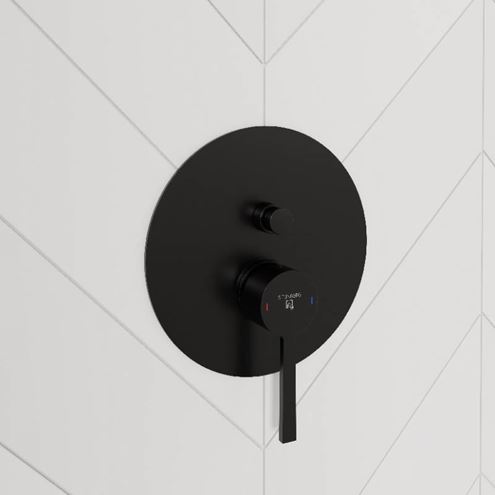 STEINBERG 260 vaňová podomietková batéria, s prepínačom, matt black 260 2103 3 S Obrázek - fotka