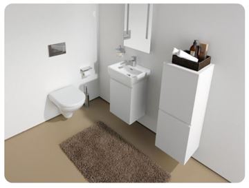 LAUFEN PRO S nízka skrinka 35x33, 5x100 cm, 1 dvierka, pánty vľavo, lesklá biela H4831110954751 Obrázek - fotka