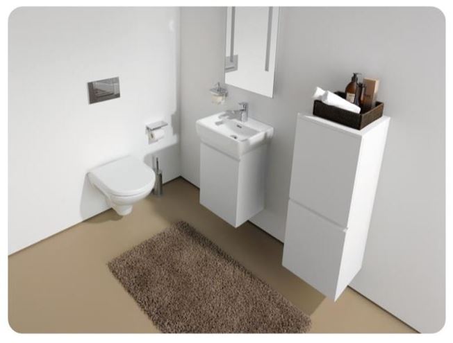 LAUFEN PRO S nízka skrinka 35x33, 5x100 cm, 1 dvierka, pánty vľavo, lesklá biela H4831110954751 Obrázek - fotka