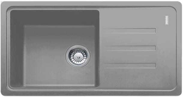 FRANKE MALTA BSG 611-78/39 fragranitový drez 780x435 mm, otočný, odkvapkávač, sivý kameň