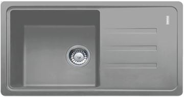 FRANKE MALTA BSG 611-78/39 fragranitový drez 780x435 mm, otočný, odkvapkávač, sivý kameň