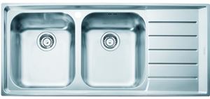 FRANKE NEPTUN NEX 621/2 nerezový drez 1160x510 mm, otvor pre batériu, odkvapkávač vpravo