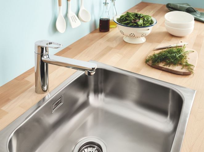 GROHE BAUFLOW drezová batéria, chróm 31688000 Obrázek - fotka