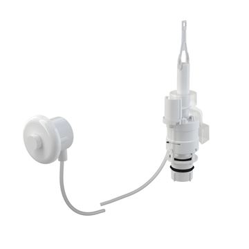 ALCA oddialené pneumatické splachovanie WC, ovládacie tlačidlo v stene