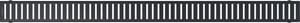ALCA perforovaný rošt PURE BLACK 744 mm, matná čierna