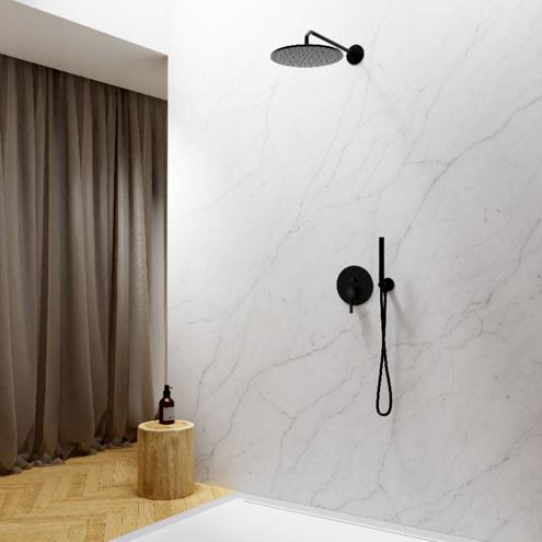 STEINBERG 280 vaňová podomietková batéria, s prepínačom, matt black 280 2103 3 S Obrázek - fotka