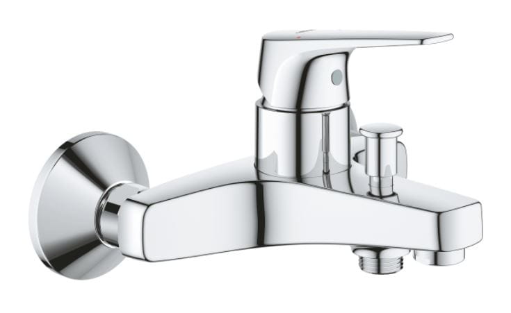 GROHE BAUFLOW vaňová nástenná batéria, s prepínačom, chróm