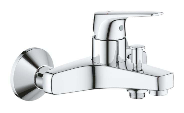 GROHE BAUFLOW vaňová nástenná batéria, s prepínačom, chróm 23601000 Obrázek - Hlavní obrázek