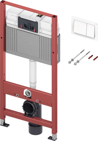 TECE BASE montážny prvok pre WC 112 cm, so splachovacou nádržkou a s tlačidlom 9400400 Obrázek - Hlavní obrázek