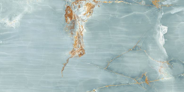 IMOLA THE ROOM dlažba 60x120cm, mat, onyx aqua blue gold BLU AQ6 12 RM Obrázek - Hlavní obrázek