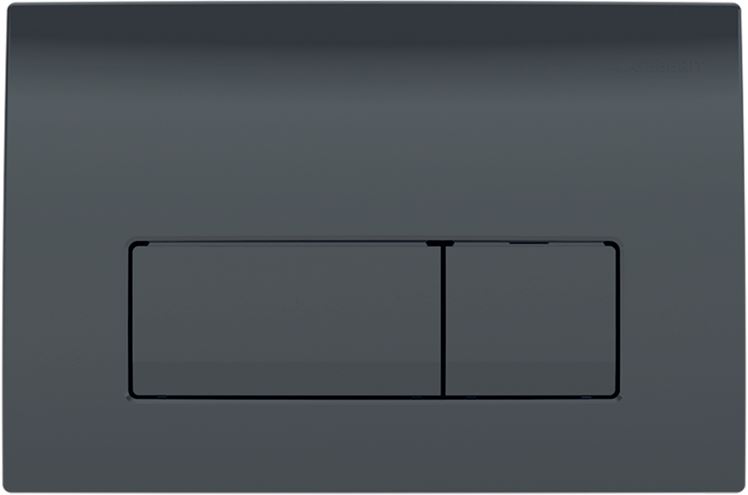 GEBERIT DELTA 50 ovládacie tlačidlo pre dve splachovania, plast, čierna 115.119.DW.1 Obrázek - Hlavní obrázek