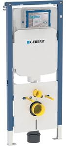 GEBERIT DUOFIX montážny prvok pre WC 112 cm, so splachovacou nádržkou Sigma 8 cm