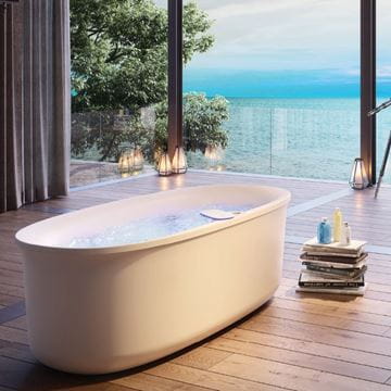 JACUZZI ARGA voľne stojaca vaňa 175x85 cm, hydromasážna, s nožičkami, akrylát ARG106C0118 Obrázek - fotka