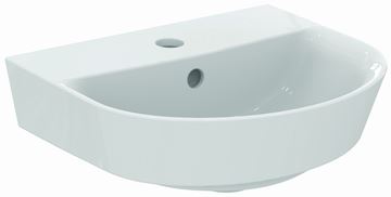 IDEAL STANDARD CONNECT AIR ARC umývadielko 40 cm, s otvorom pre batériu a prepadom