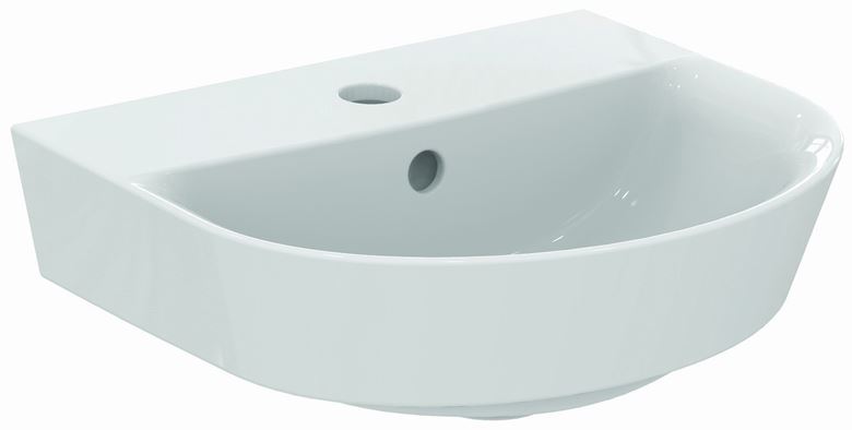 IDEAL STANDARD CONNECT AIR ARC umývadielko 40 cm, s otvorom pre batériu a prepadom E070101 Obrázek - Hlavní obrázek