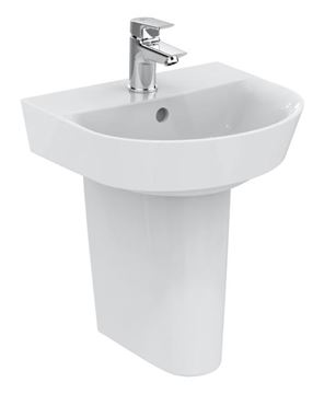 IDEAL STANDARD CONNECT AIR ARC umývadielko 40 cm, s otvorom pre batériu a prepadom E070101 Obrázek - fotka