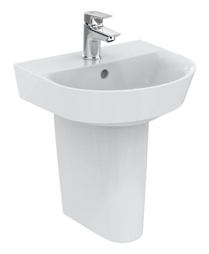 IDEAL STANDARD CONNECT AIR ARC umývadielko 40 cm, s otvorom pre batériu a prepadom E070101 Obrázek - fotka