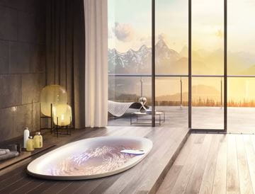 JACUZZI ARGA vaňa 175x85 cm, hydromasážna, s nožičkami, akrylát ARG106C0110 Obrázek - fotka
