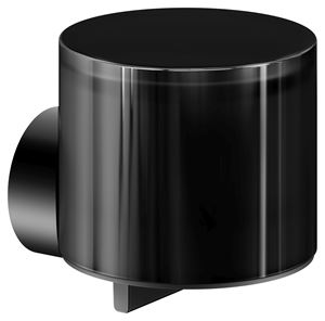 KEUCO REVA dávkovač tekutého mydla 150 ml, nástenný, sklo, matná čierna