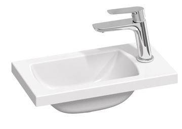 RAVAK CLASSIC II 400 umývadlo 40 cm, s otvorom pre batériu, bez prepadu, liaty mramor
