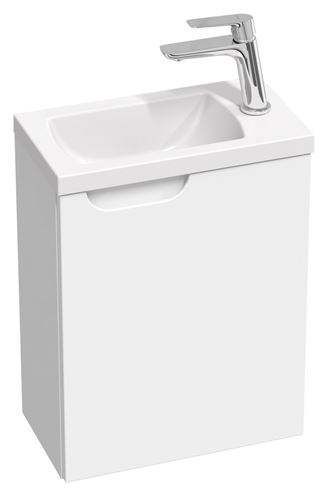 RAVAK CLASSIC II 400 umývadlo 40 cm, s otvorom pre batériu, bez prepadu, liaty mramor XJX01140004 Obrázek - fotka