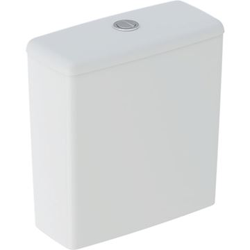 GEBERIT SELNOVA SQUARE WC kombi nádržka, bočný prívod vody, 2 množstvo splachovania