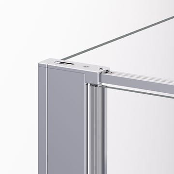RONAL DIVERA D22F1 bočná stena 90x200 cm, aluchróm/sklo screen D22F1 090 50 87 Obrázek - fotka