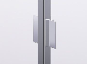 RONAL DIVERA D22K sprchové dvere 80x200 cm, zalamovacie, aluchróm/sklo Screnn D22K 080 50 87 Obrázek - fotka