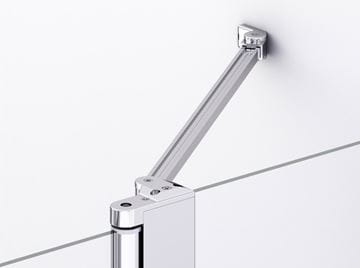 RONAL DIVERA D22ERB sprchový kút 90x90 cm, R550, krídlové dvere, sklo, aluchrom/Screen D22ERB 55 090 50 87 Obrázek - fotka