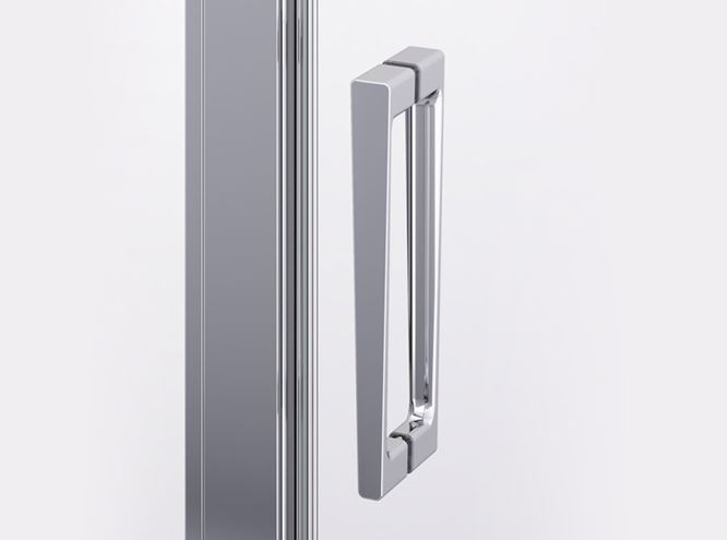 RONAL DIVERA D22SRB sprchový kút 90x90 cm, R550, posuvné dvere, sklo, aluchrom/Screen D22SRB 55 090 50 87 Obrázek - fotka