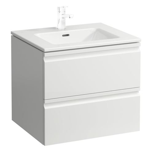 LAUFEN PRO S skrinka s umývadlom 60x50x54, 5 cm, 2 zásuvky, lesklá biela H8619614751041 Obrázek - Hlavní obrázek