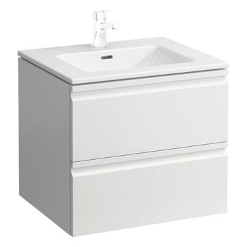 LAUFEN PRO S skrinka s umývadlom 60x50x54, 5 cm, 2 zásuvky, lesklá biela