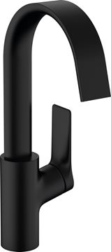 HANSGROHE VIVENIS umývadlová stojanková batéria, s odtokovou súpravou a otočným výtokom, EcoSmart, matná čierna