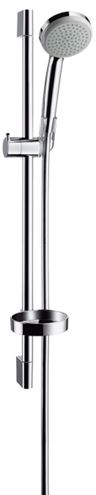 HANSGROHE CROMA 100 1JET sprchová súprava 4-dielna, ručná sprcha pr. 100 mm, tyč, hadica, mydelnička, chróm 27717000 Obrázek - Hlavní obrázek