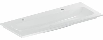 GEBERIT ICON umývadlo 120 cm, s 2 otvormi pre batérie, bez prepadu, KeraTect