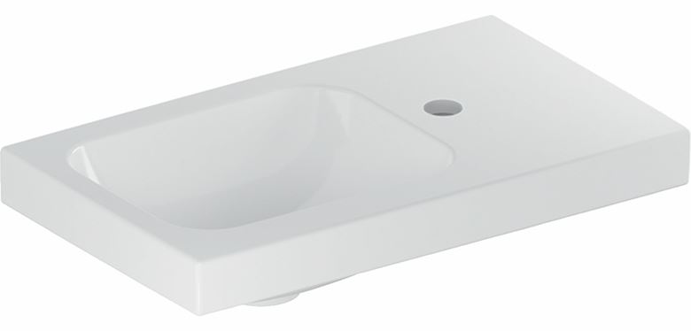 GEBERIT ICON LIGHT umývadielko 53 cm, s otvorom pre batériu vpravo, bez prepadu 501.832.00.1 Obrázek - Hlavní obrázek