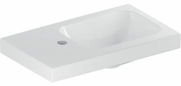 GEBERIT ICON LIGHT umývadielko 53 cm, s otvorom pre batériu vľavo, bez prepadu